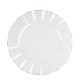 6 ASSIETTES PLAST.TRANSPARENT OR