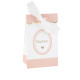 10 SACHETS BAPTEME ROSE/BLANC