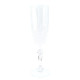 FLUTE REUTILISABLE TRANSPARENT