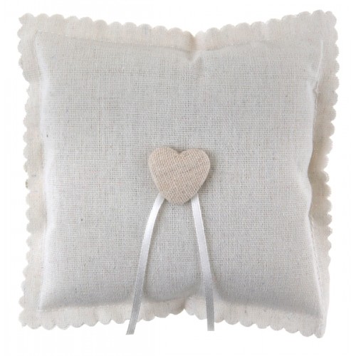 COUSSIN COEUR BLANC