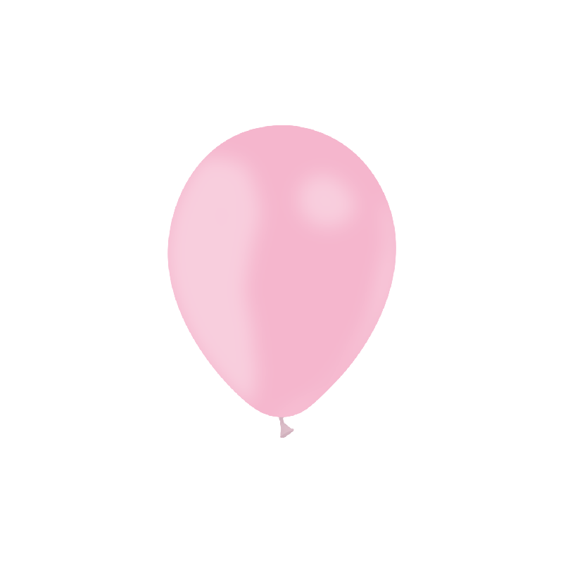 25 BALLONS 13CM ROSE BONBON