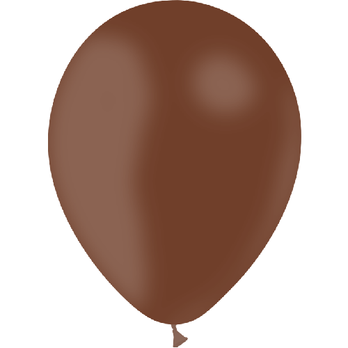 10 BALLONS 30CM CHOCOLAT