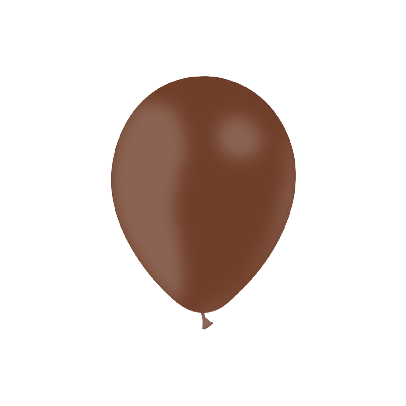 10 BALLONS 30CM CHOCOLAT