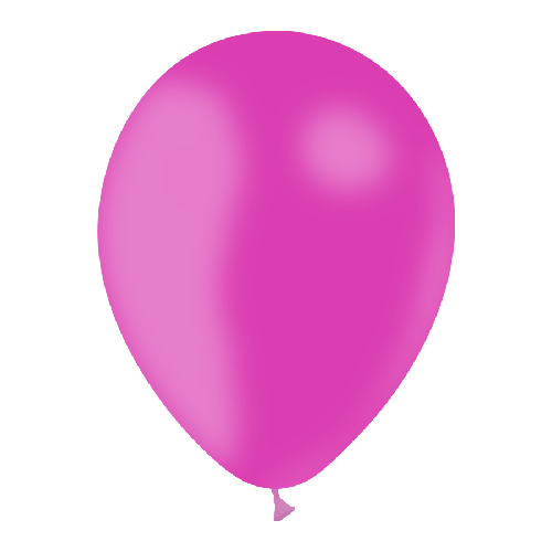 25 BALLONS 13CM FUSCHIA