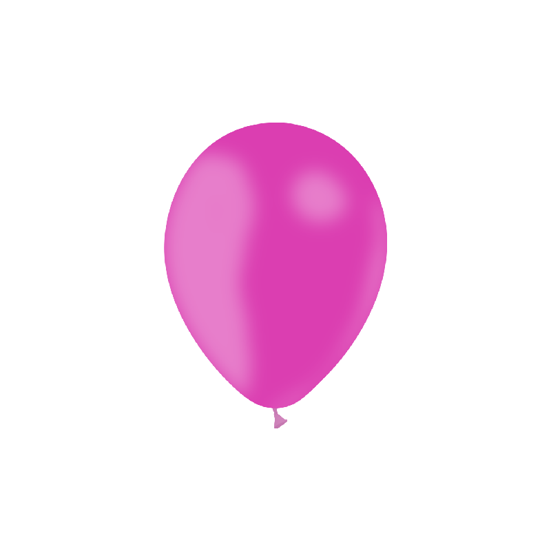 25 BALLONS 13CM FUSCHIA