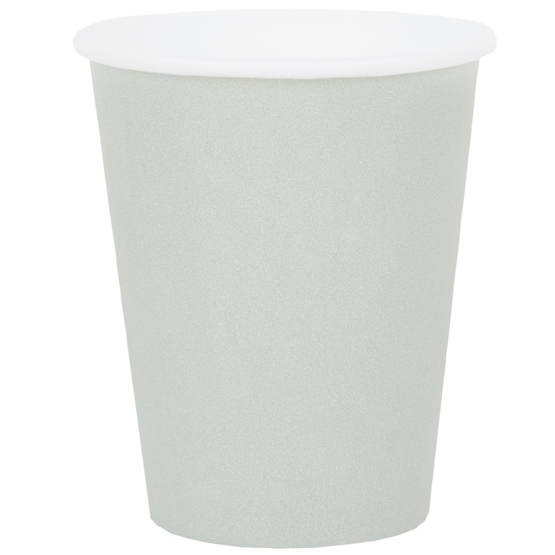 10 GOBELETS RAINBOW GRIS PERLE