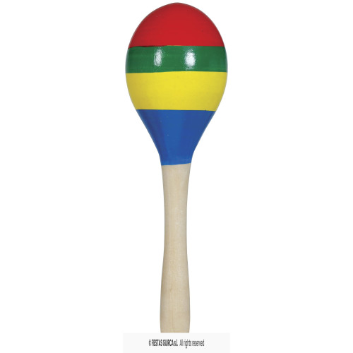 MARACAS MULTICOLORE BOIS