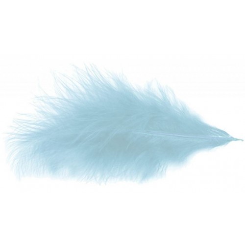 PLUMES 10G 5-10CM BLEU PASTEL