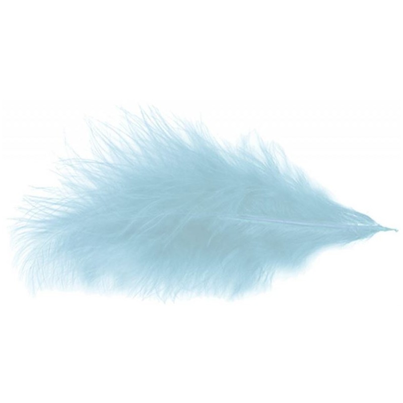 PLUMES 10G 5-10CM BLEU PASTEL