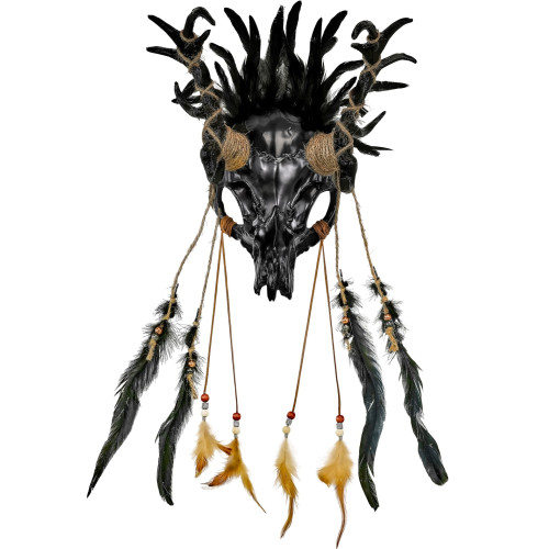 MASQUE CHAMAN TAUREAU CRÂNE