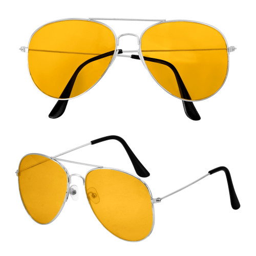 LUNETTES PERSONNAGE JAUNE