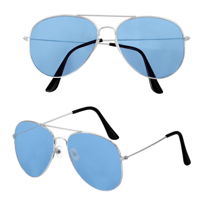 LUNETTES PERSONNAGE BLEUES