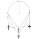 COLLIER CROIX NOIR