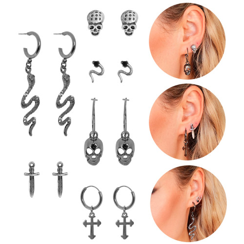 ASSORTIMENT 6 DE BOUCLES D’OREILLES