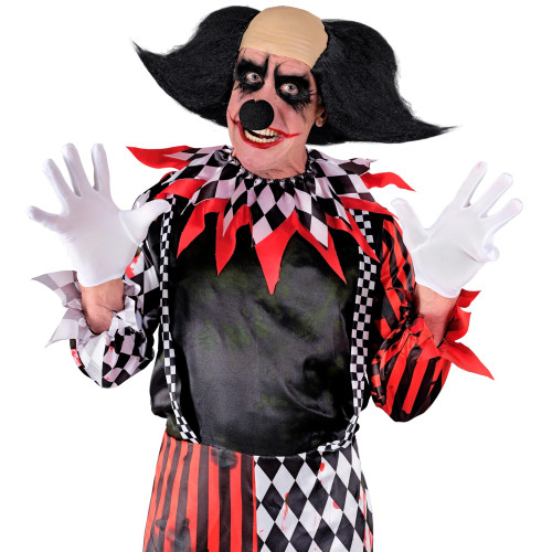 CALOTTE CLOWN + CHEVEUX NOIRS