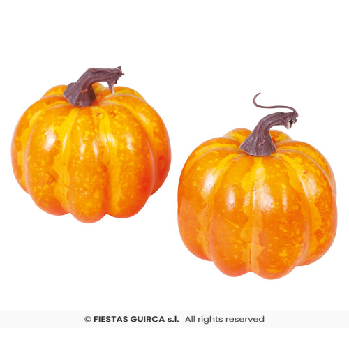 ENSEMBLE 2 CITROUILLES 10 CMS