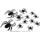 12 SILHOUETTES ARAIGNÉES