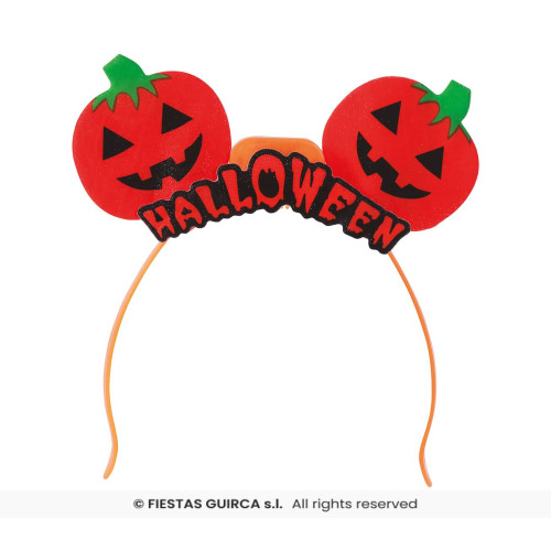 DIADEME CITROUILLE LUMIERE