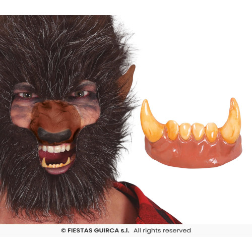 DENTS AVEC CANINES LOUP GAROU