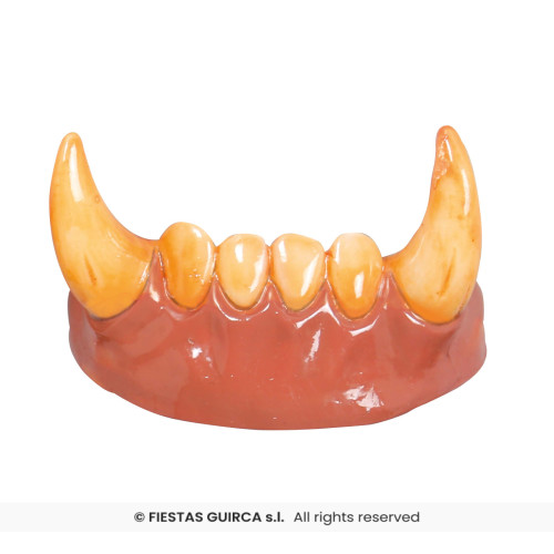 DENTS AVEC CANINES LOUP GAROU