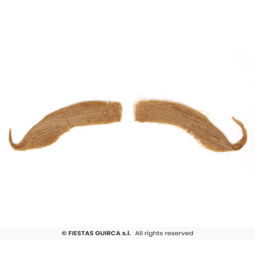 MOUSTACHE RELEVEE MARRON
