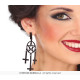 BOUCLES D'OREILLES CROIX 8 CMS