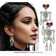 BOUCLES D'OREILLES SQUELETTE
