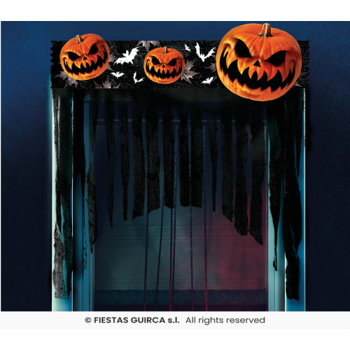 RIDEAU CITROUILLE 90X90CM