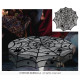 NAPPE BRODEE TOILE D ARAIGNEE