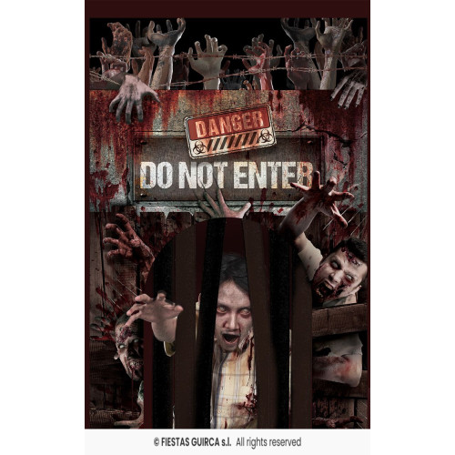DECOR PORTE ZOMBIE
