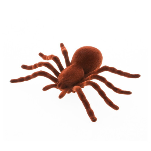 ARAIGNEE BRUNE FLOQUEE 18CM