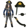 SQUELETTE CAPITAINE PIRATE 158CM