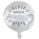 BALLON ALU ETINCELLANT ARGENT