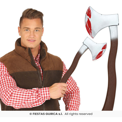 HACHE AVEC SANG 49 CM