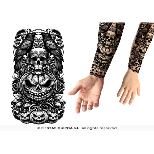 TATOUAGE CITROUILLE