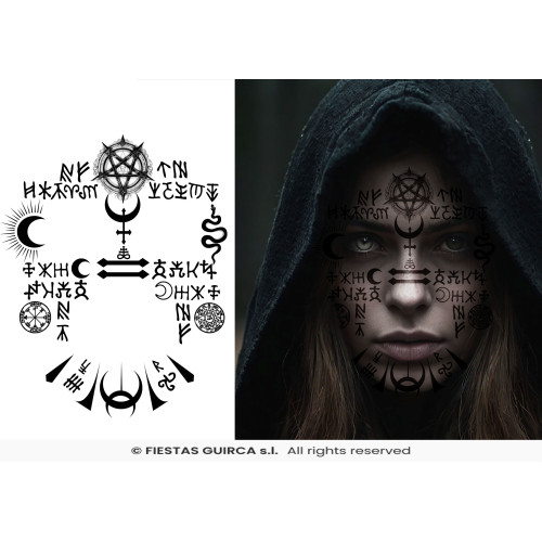 TATOUAGE VISAGE SATANIQUE