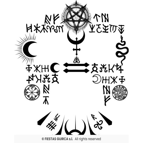 TATOUAGE VISAGE SATANIQUE