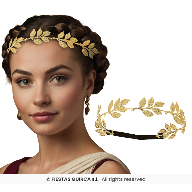 COURONNE DE LAURIERS DORÉE