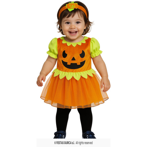 COSTUME FILLE CITROUILLE 18/24 MOIS