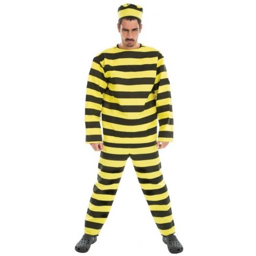 COSTUME PRISONNIER XL JAUNE