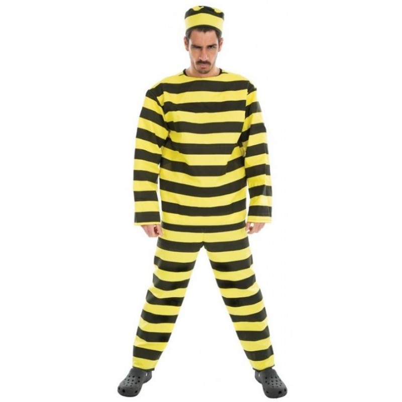COSTUME PRISONNIER XL JAUNE
