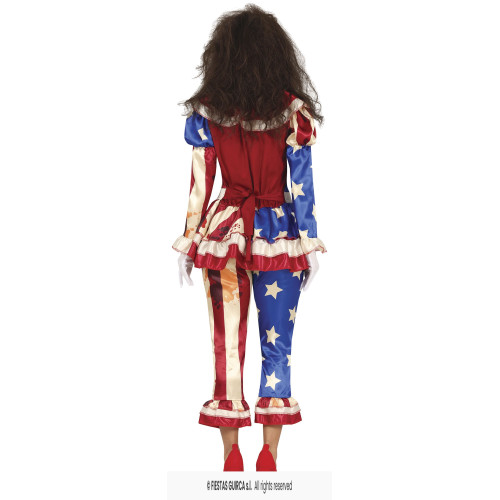COSTUME PATRIOT CLOWN M