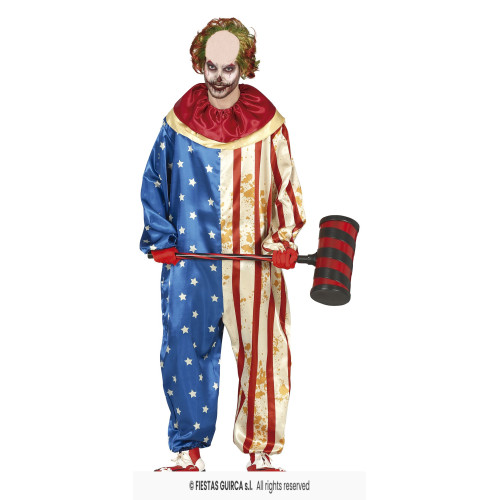 COSTUME H PATRIOT CLOWN M