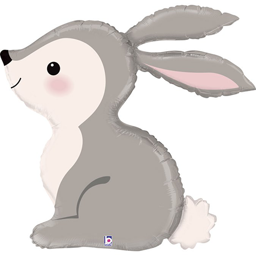 BALLON ALU LAPIN 91 cm