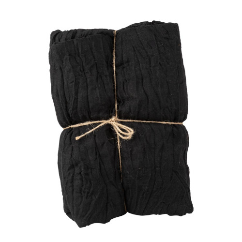 CH.TABLE CHEESECLOTH NOIR