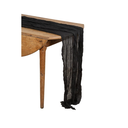 CH.TABLE CHEESECLOTH NOIR