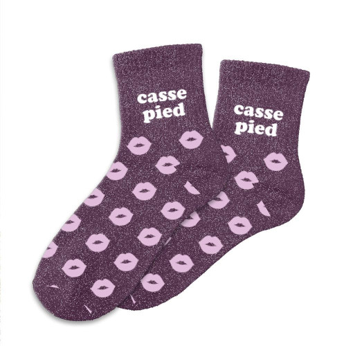 CHAUSSETTES PAILLETTES CASSE PIED