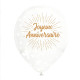 6 BALLONS CONFETTI KRAFT PARTY