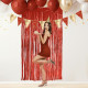 RIDEAU FRANGES PARTY ROUGE