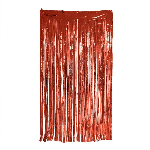 RIDEAU FRANGES PARTY ROUGE